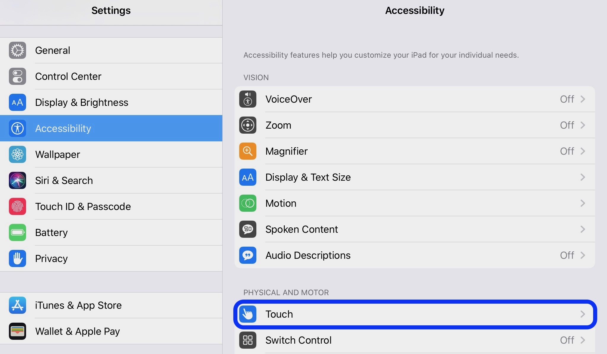 use mouse on iPad with iPadOS 13 walkthrough 1