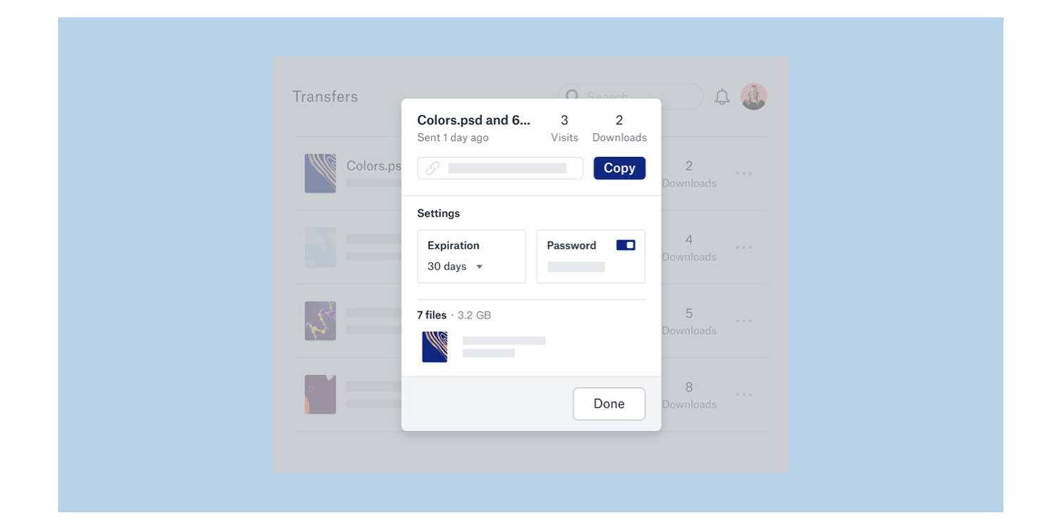 Dropbox Transfer now available in latest iOS app