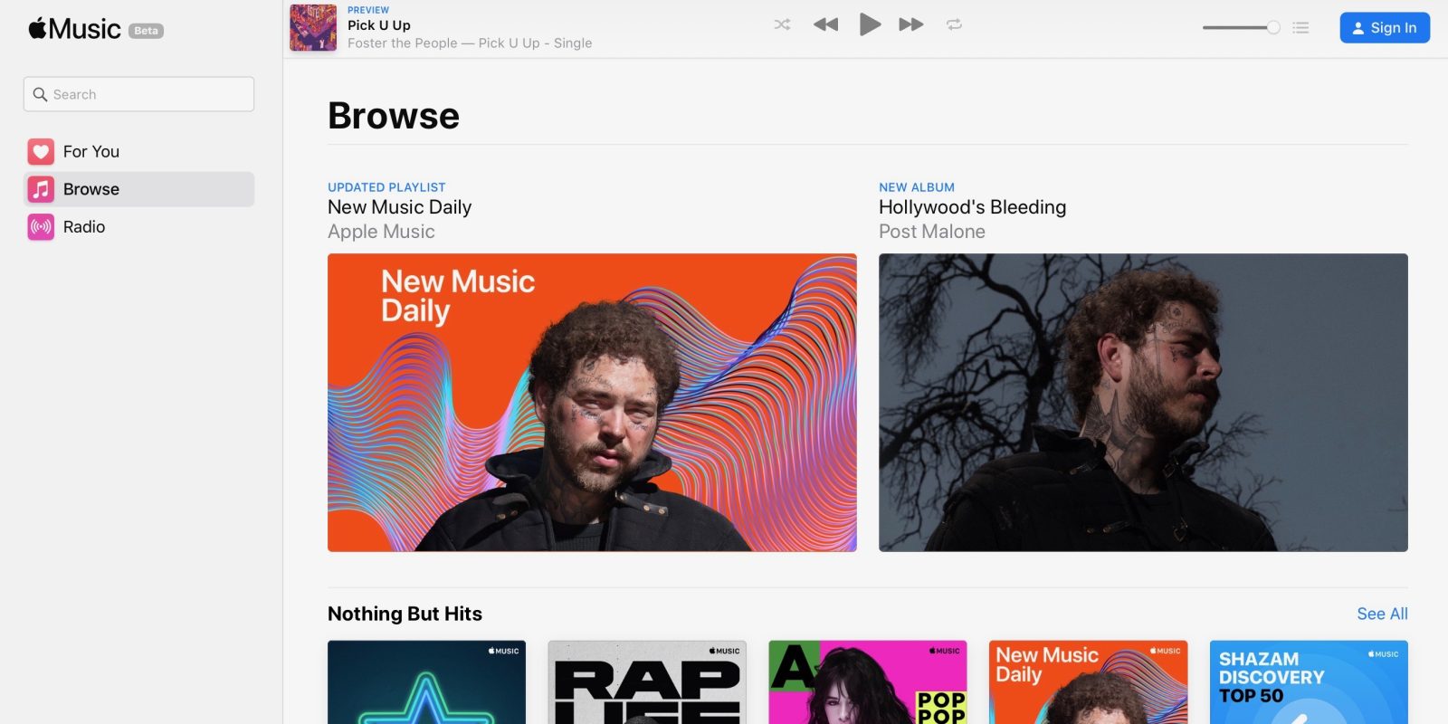 How to use Apple Music web app