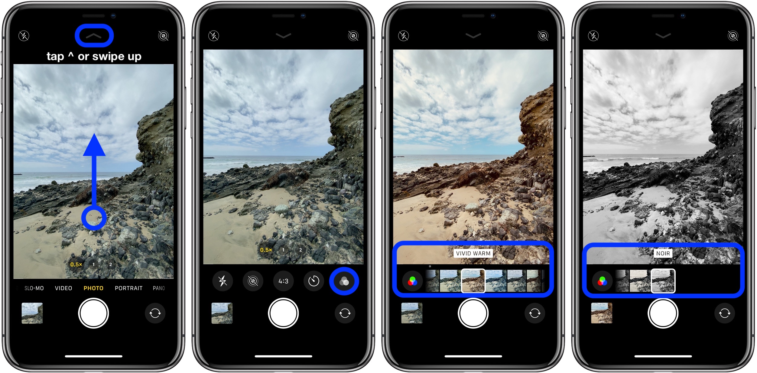 How to use camera filters iPhone 11 Pro walkthrough