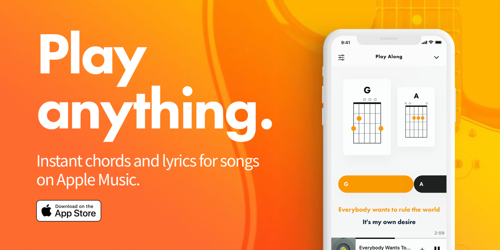 Fender Songs Apple Music chords iOS app