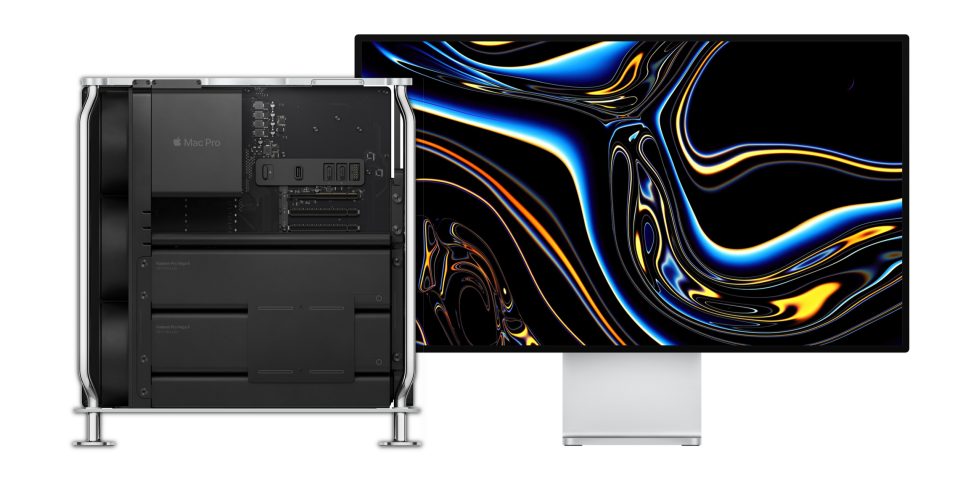 Mac Pro pictured with Pro Display XDR