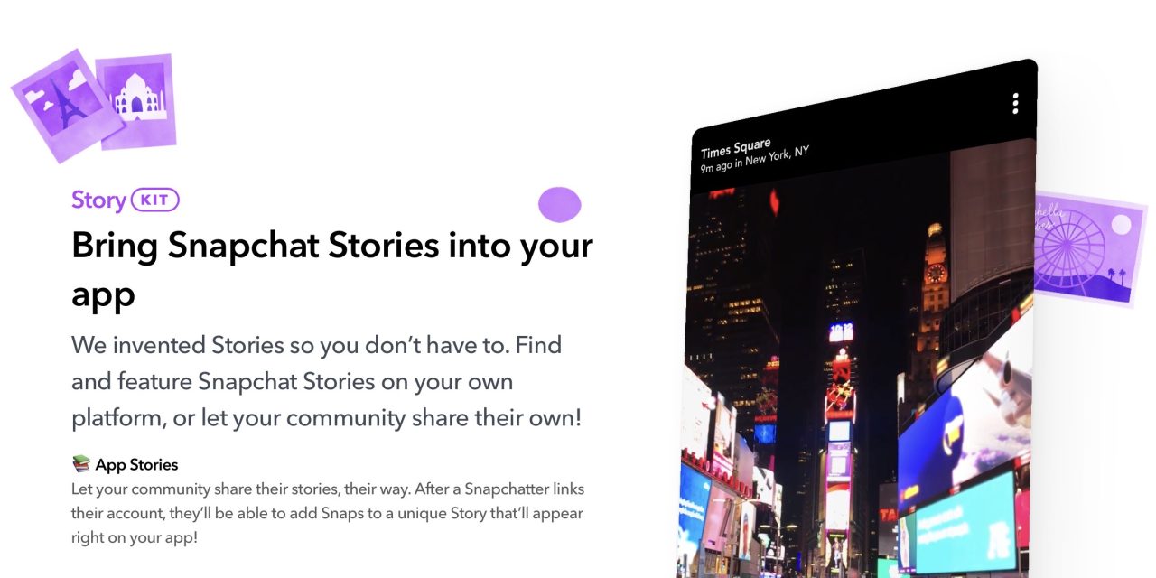 Snapchat App Stories dev tool