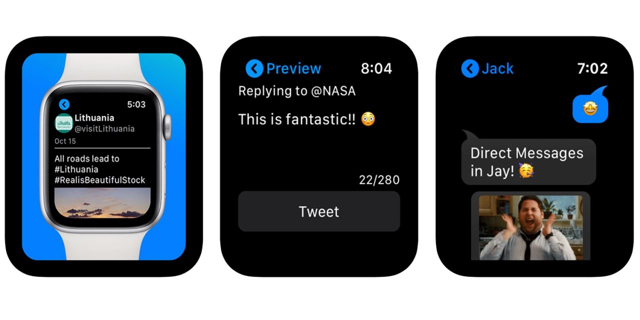 Send and receive Twitter DMs on your Apple Watch