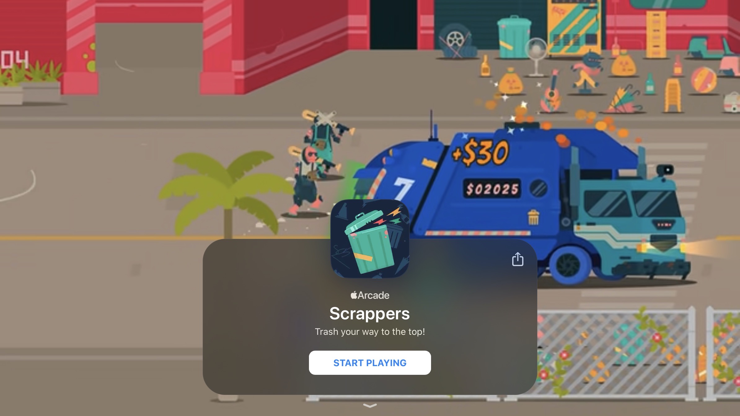 Apple Arcade new game 4/10 Scrappers