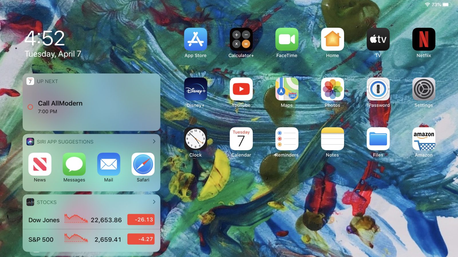 How to keep widgets on iPad Home screen