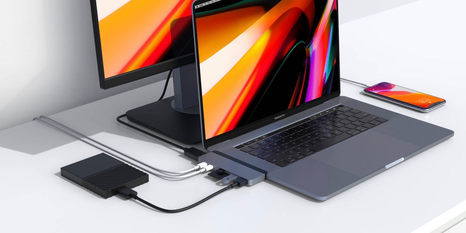 Hyper HyperDrive Duo 7-in-2- USB-C Hub MacBook Pro MacBook Air