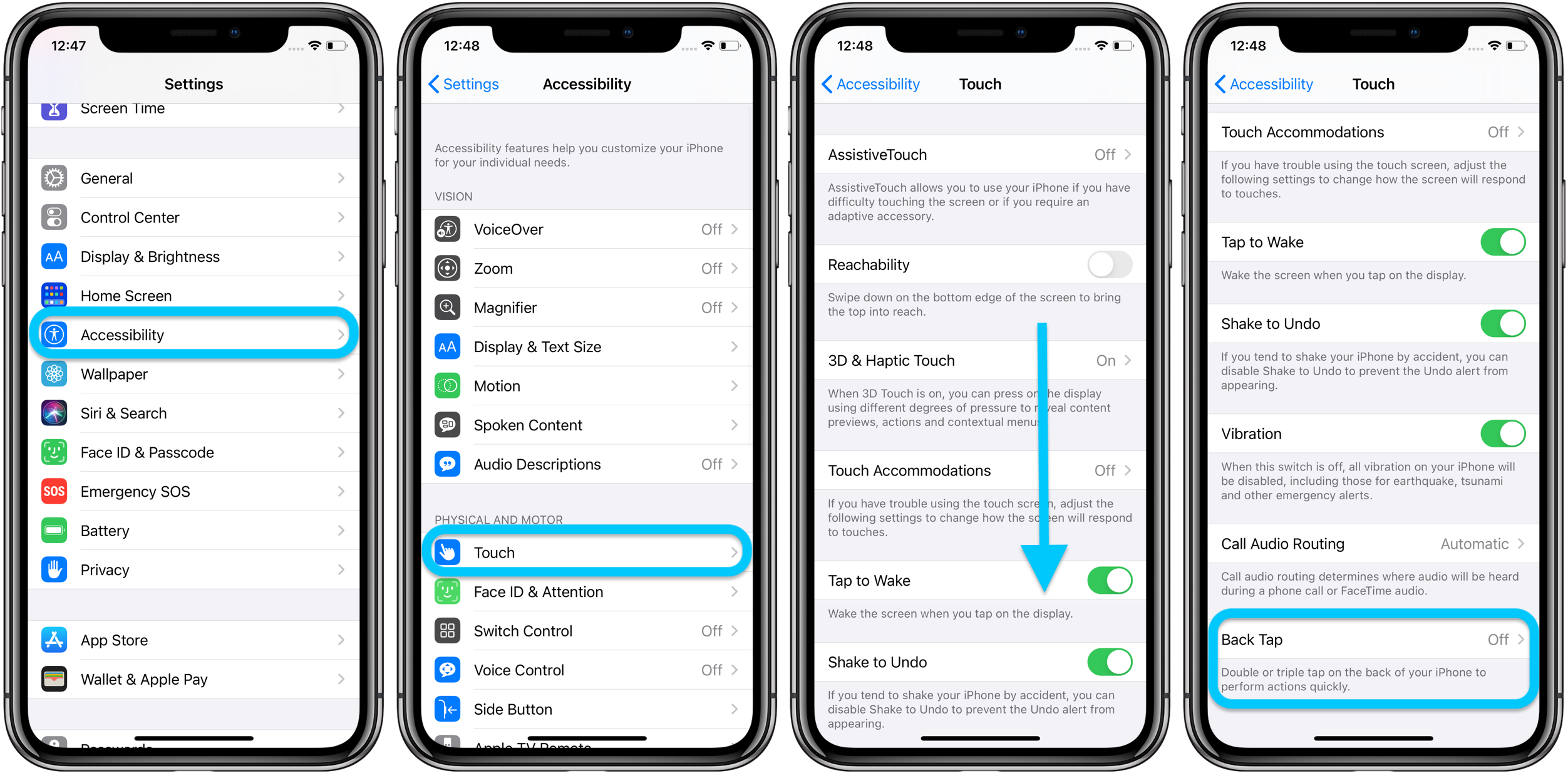 How to use iPhone Back Tap custom controls