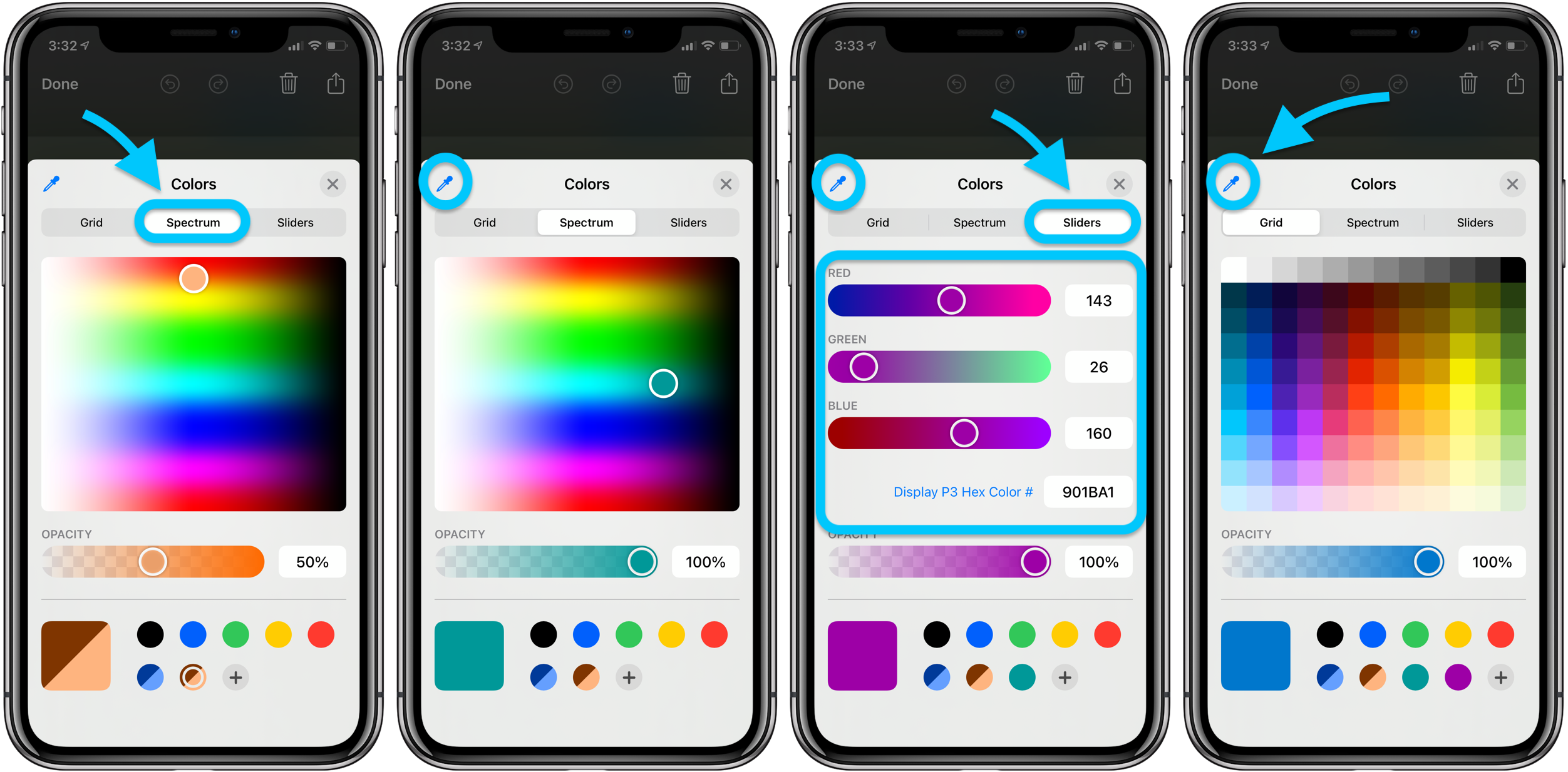 How to use new iPhone iPad Markup color tools iOS 14 walkthrough 3