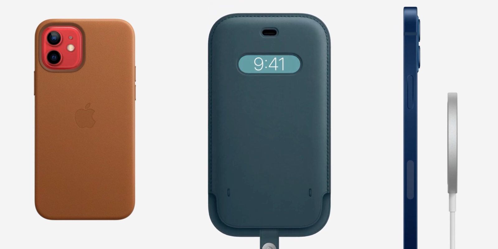 iPhone 12 leather case arrival date and MagSafe details