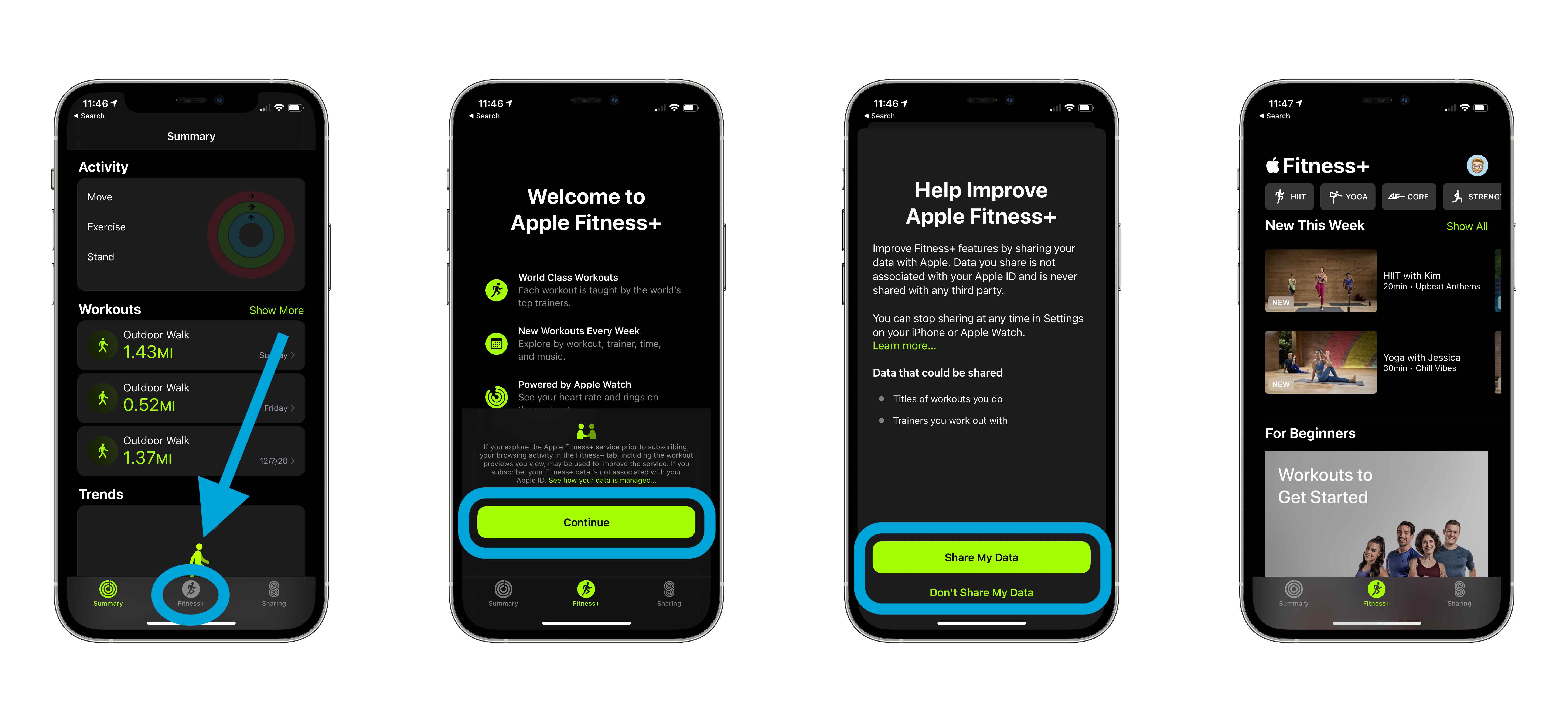 How to use Apple Fitness+ on iPhone signing up, more