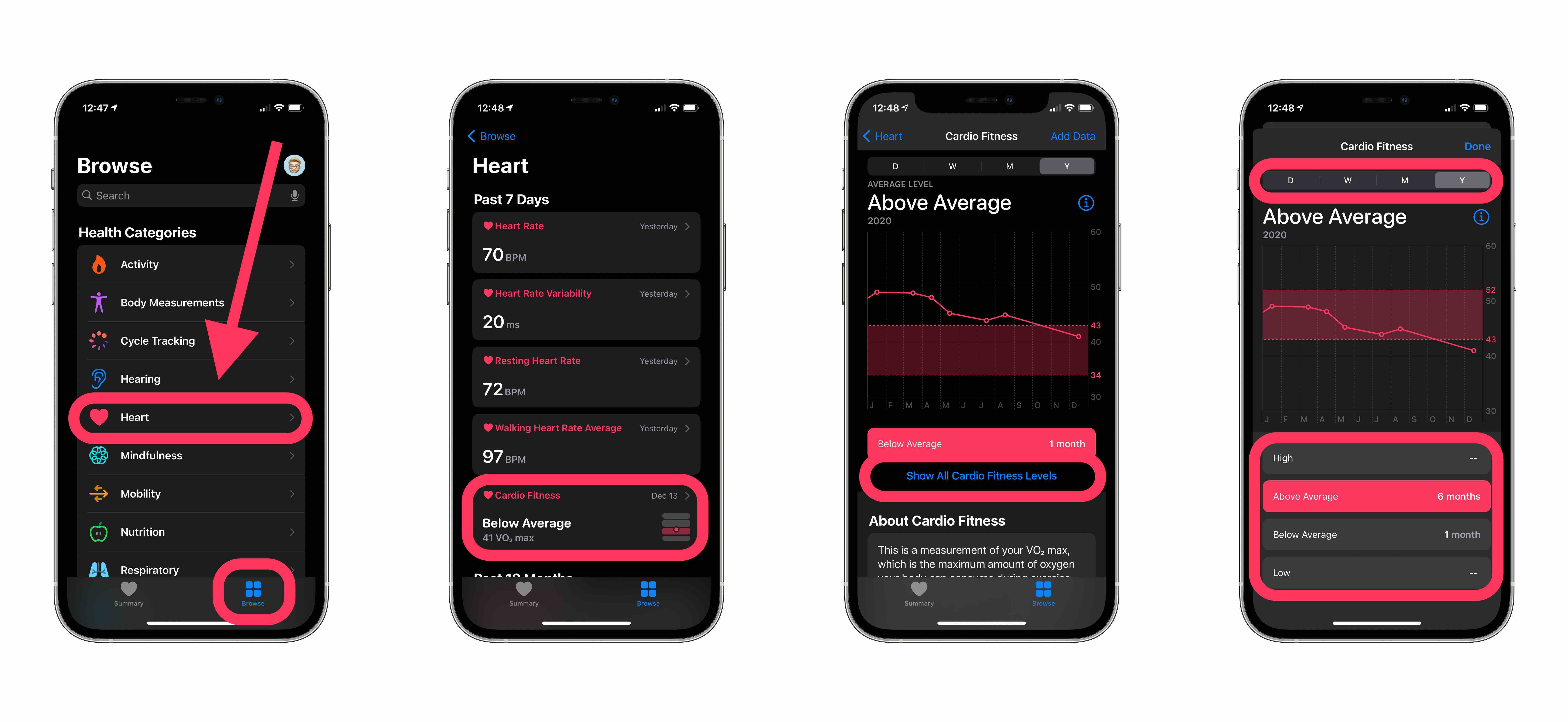 How to use Cardio Fitness on iPhone Apple Watch walkthrough more