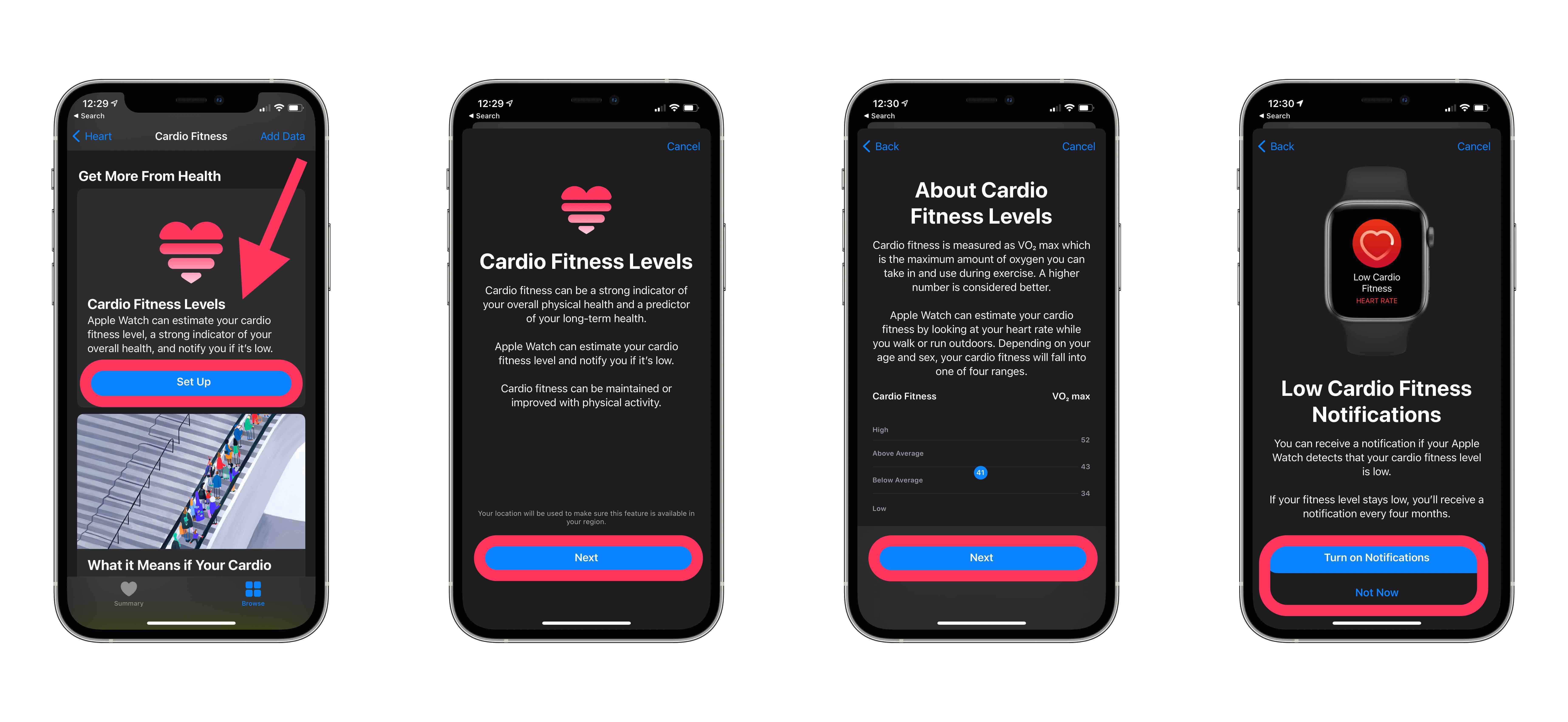 How to use Cardio Fitness iPhone and Apple Watch walkthrough