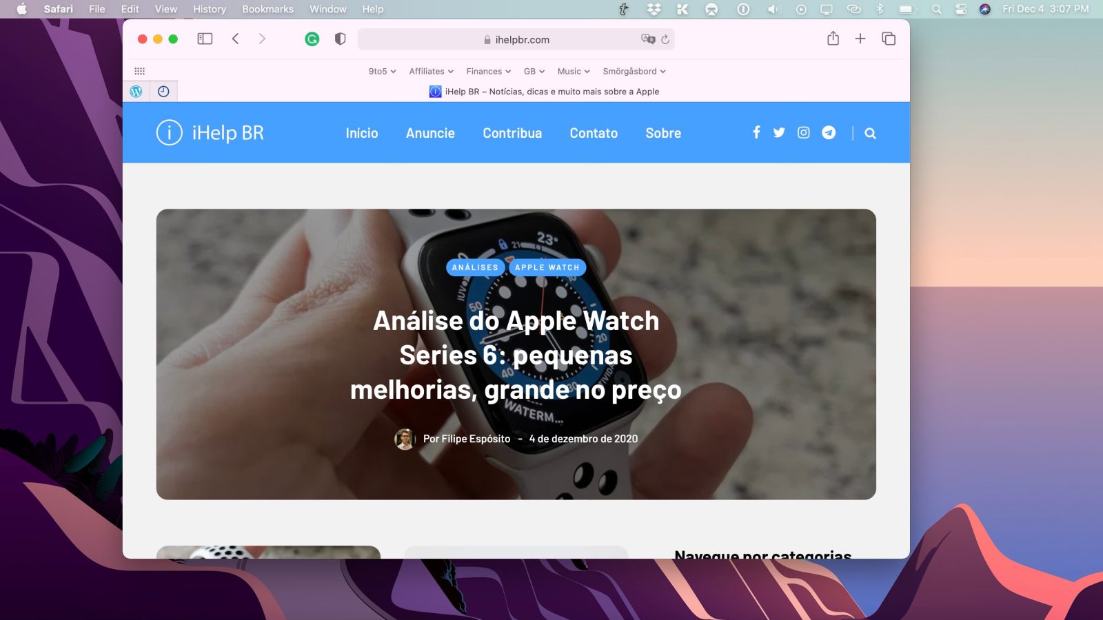 translate websites with Safari Mac macOS Big Sur