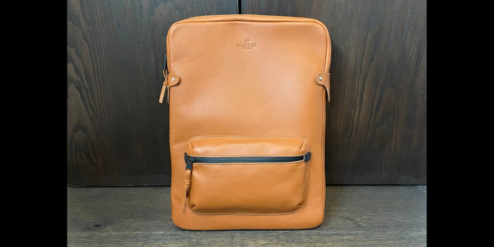 Harber London leather backpack for MacBook Pro