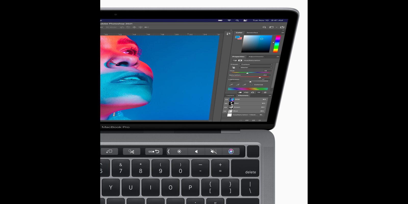M1 MacBook Pro photo editing test