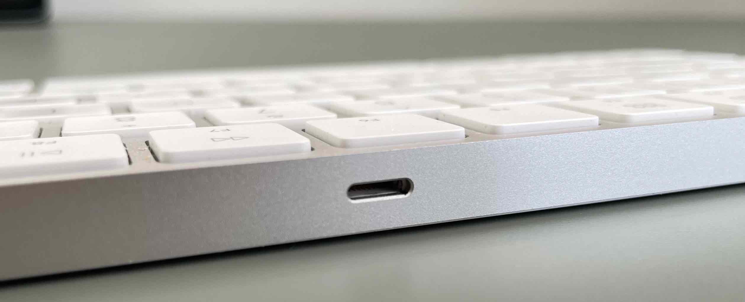 New Mac Magic Keyboard charging