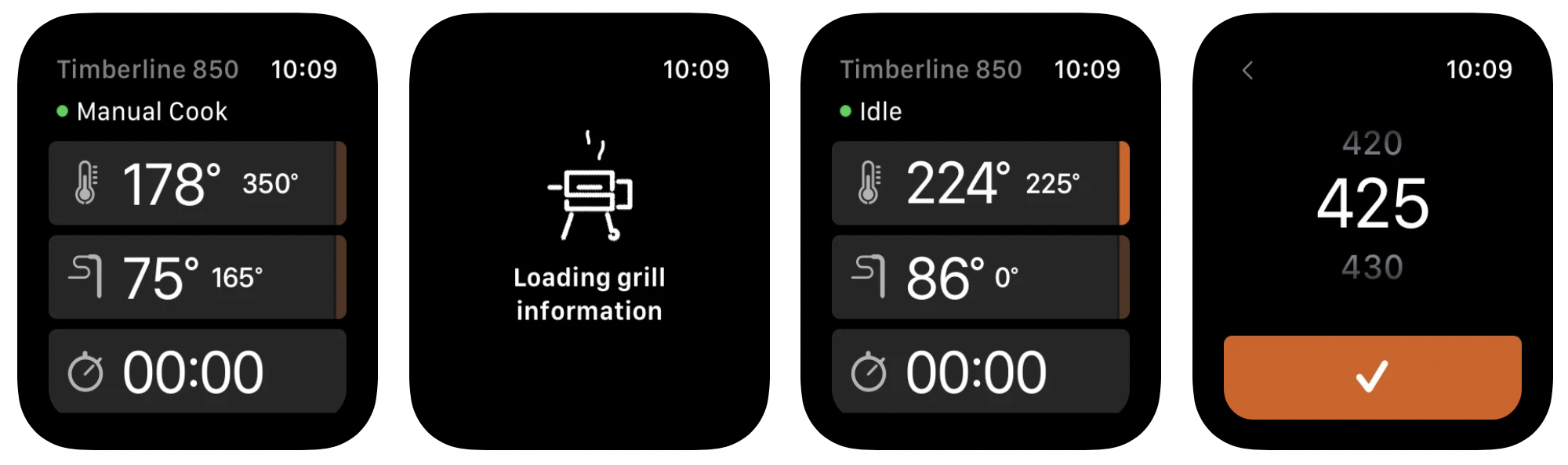 Traeger Apple Watch app, full grill control