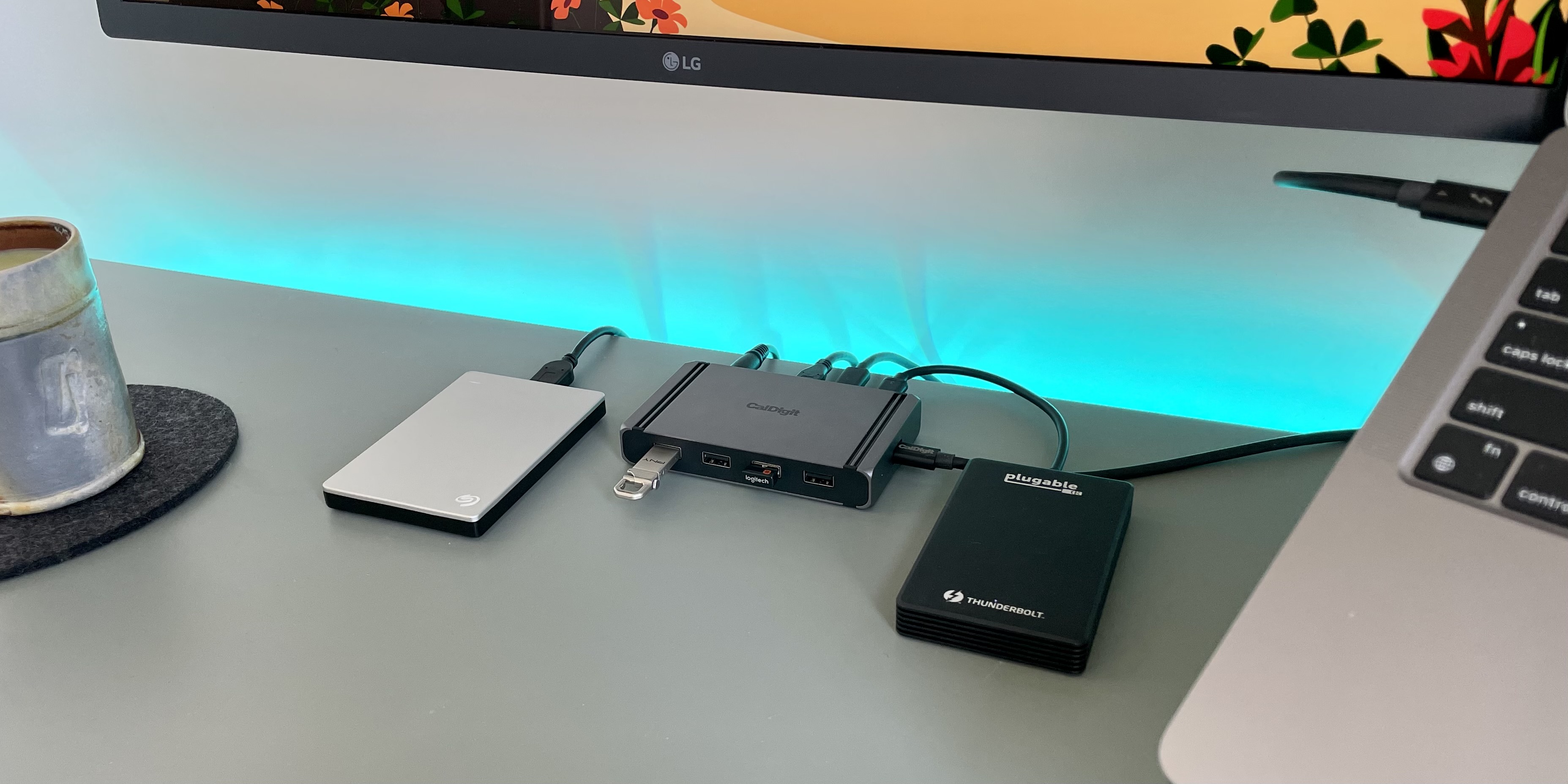 CalDigit Element Thunderbolt 4 Hub review – MacBook Pro setup