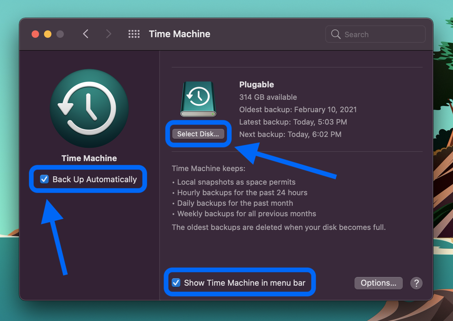 How to backup Mac with Time Machine
