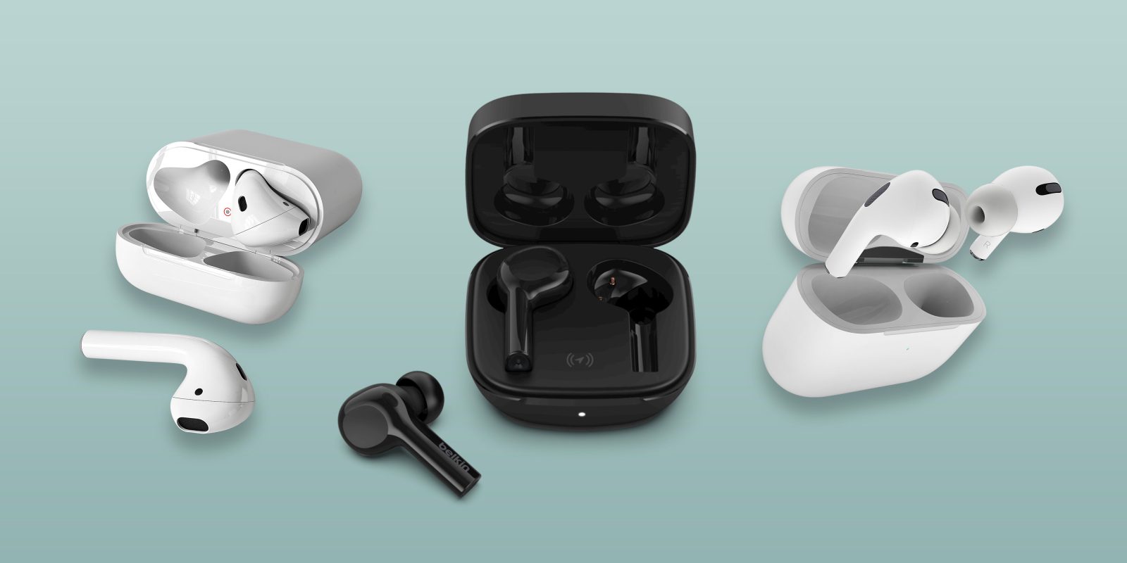 Belkin Soundform Freedom vs AirPods, AirPods Pro
