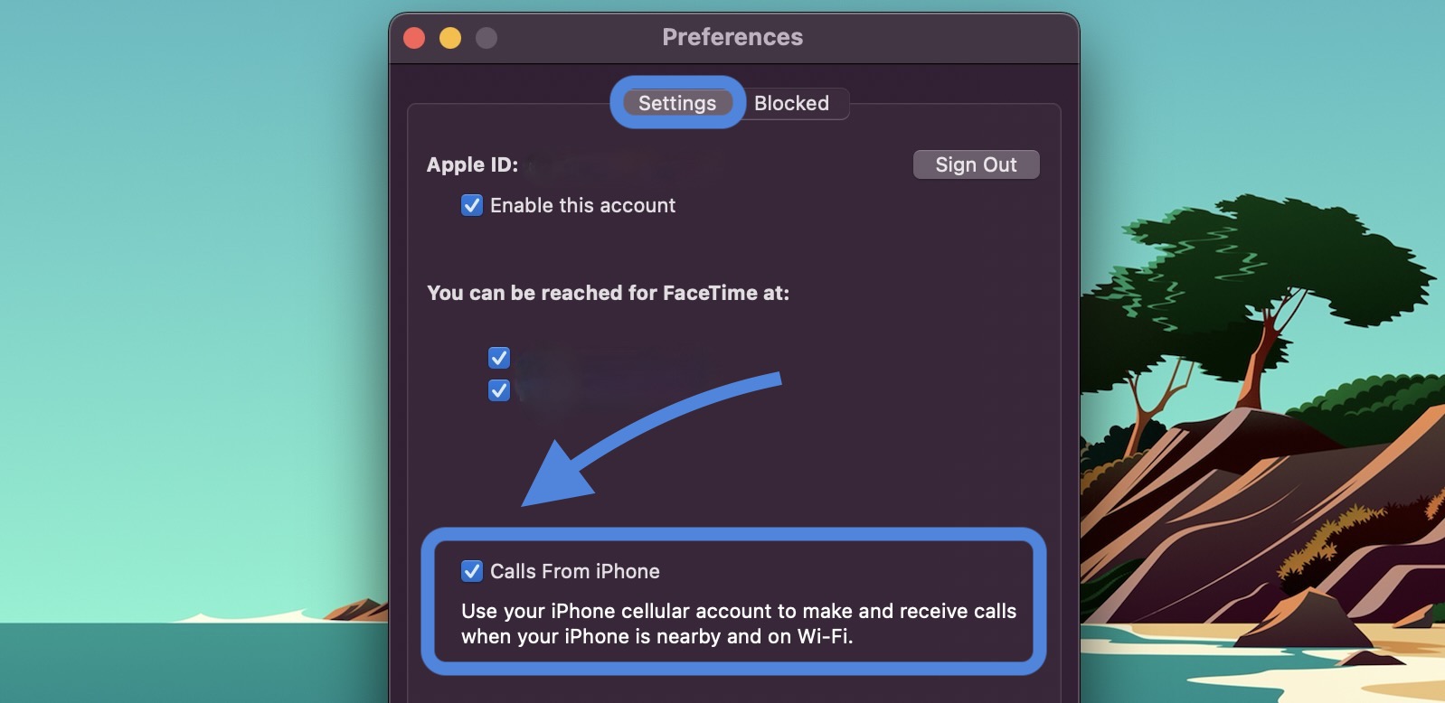 How to turn off Mac phone calls walkthrough 2