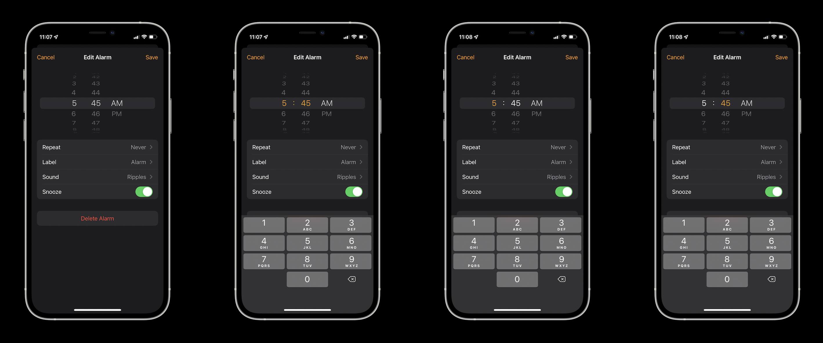 iOS 14 dial picker - iOS 13 and 14 hybrid design
