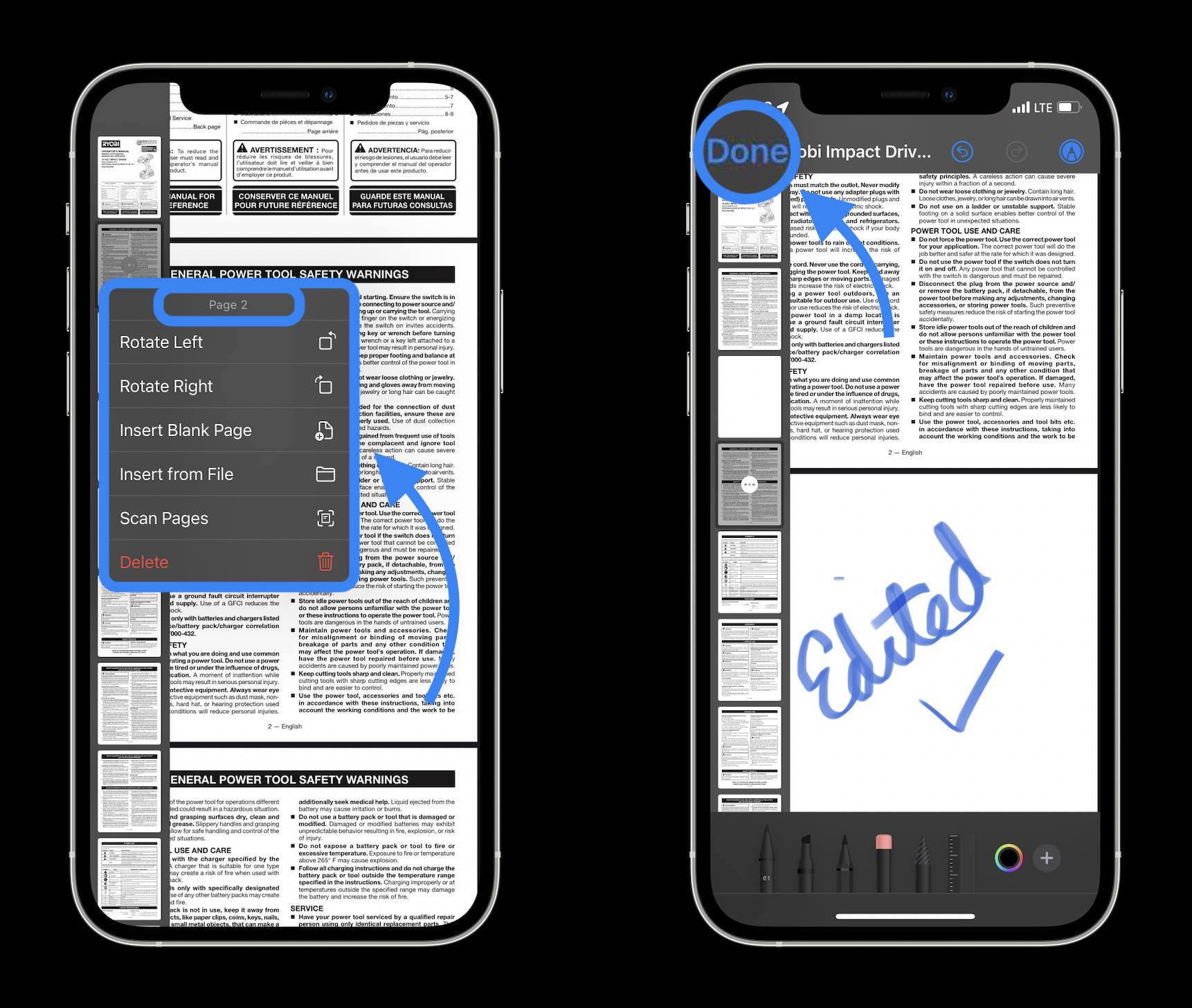 How to edit PDFs on iPhone and iPad in iOS 15 - walkthrough 2
