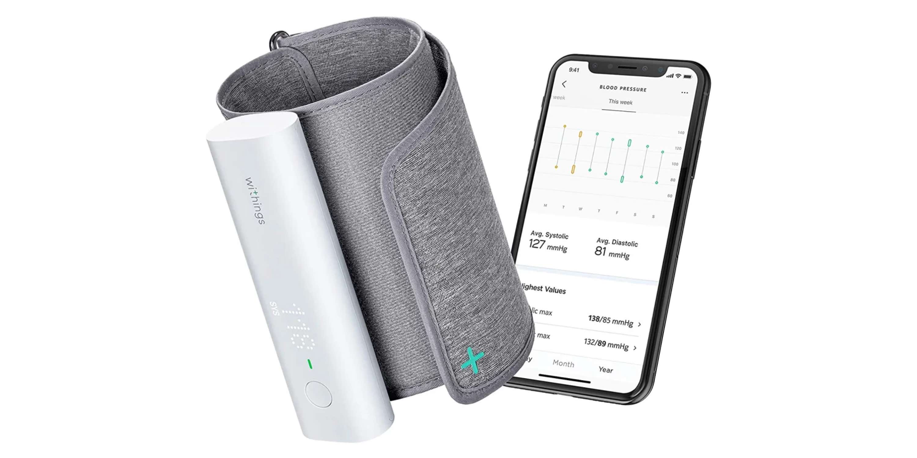 Best smart health/fitness devices gift guide - Withings Blood Pressure Monitor
