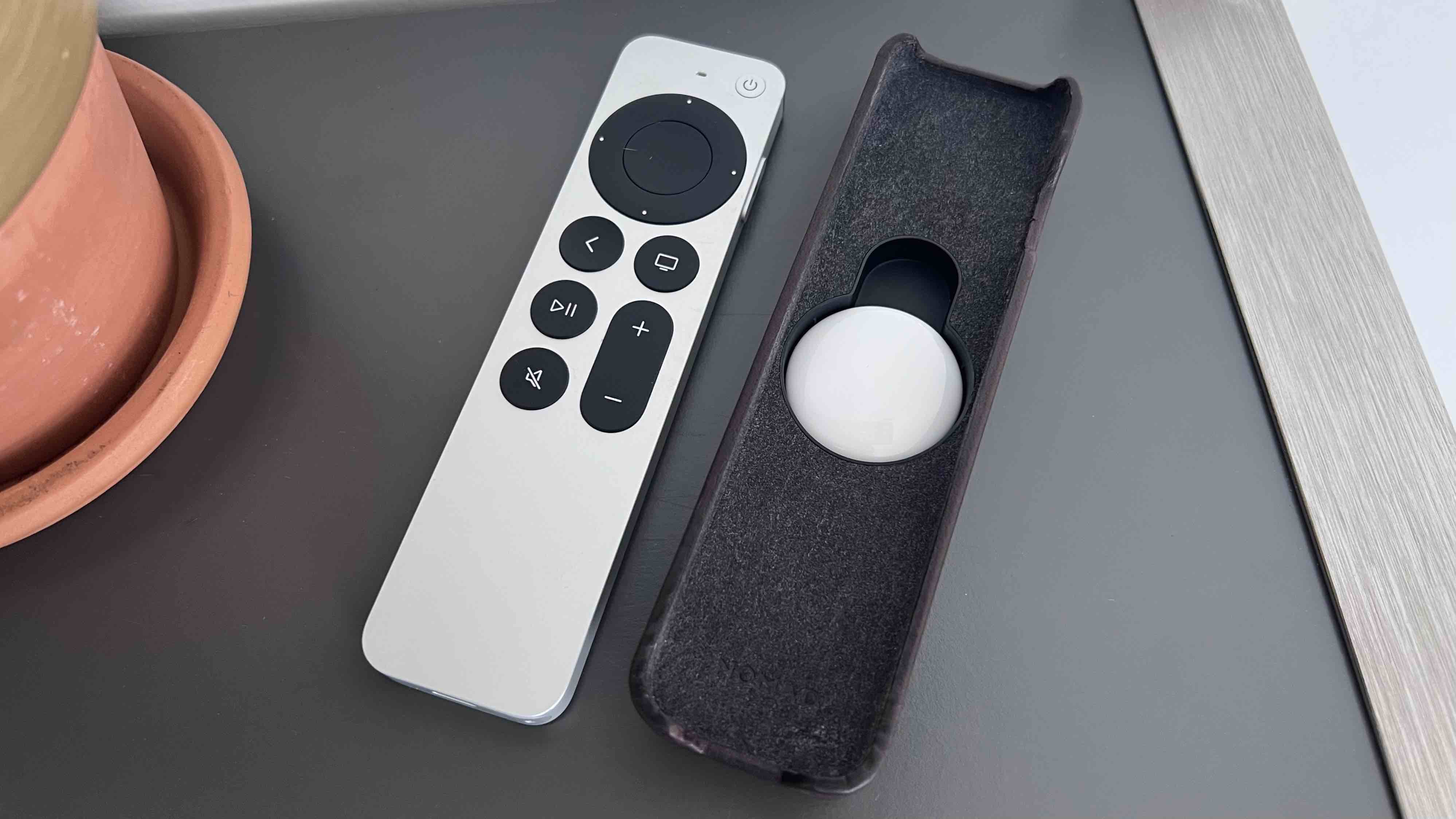 Nomad Leather Cover Apple TV Remote interior