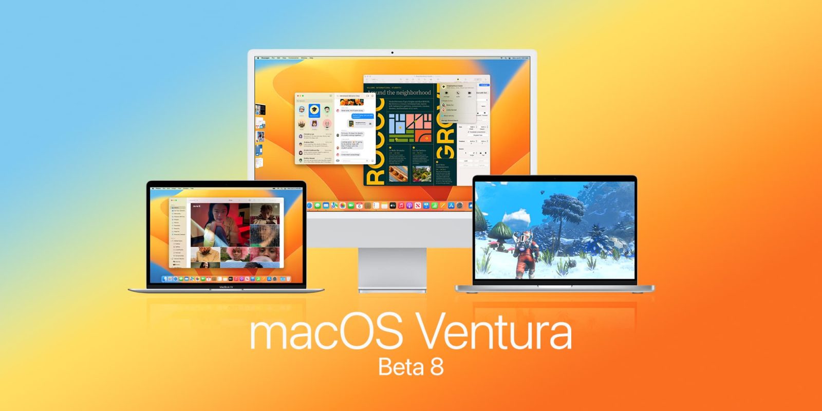 macOS Ventura beta 8