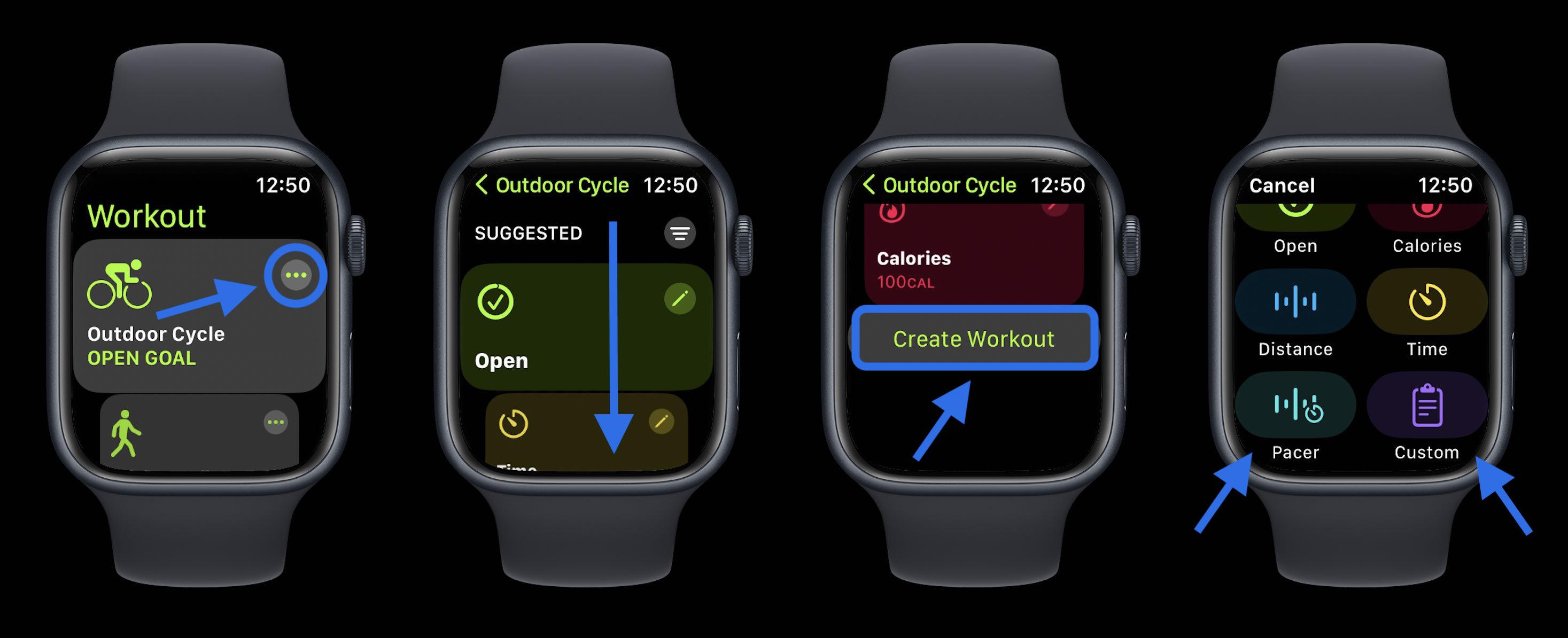 Apple Watch cycling metrics