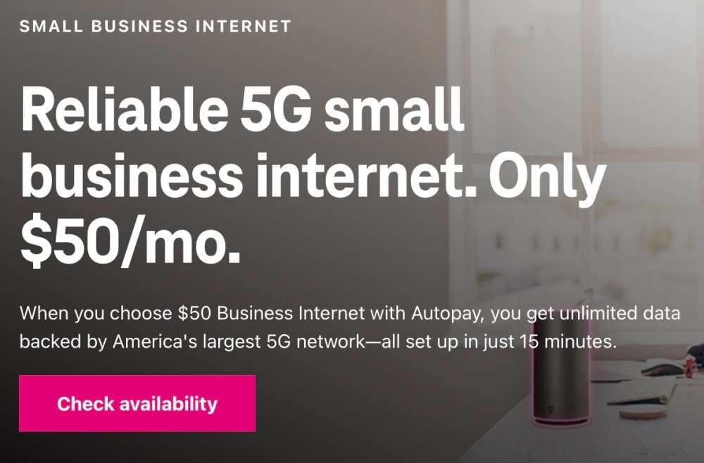 Best 5G business internet T-Mobile