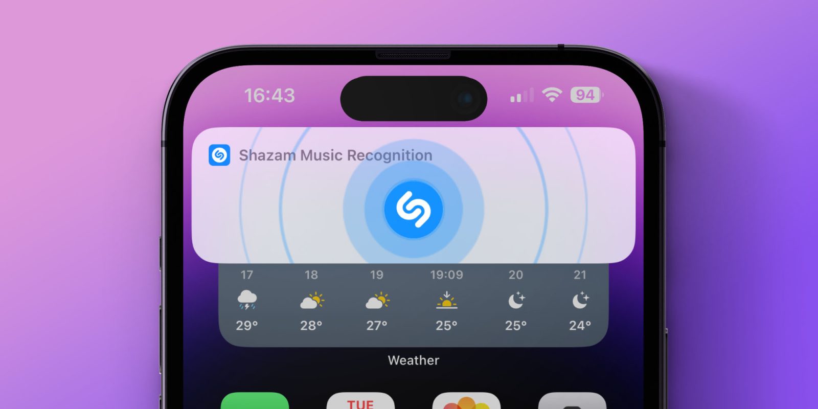 iOS 16.3 adds new animation for when you ask Siri to identify a song with Shazam