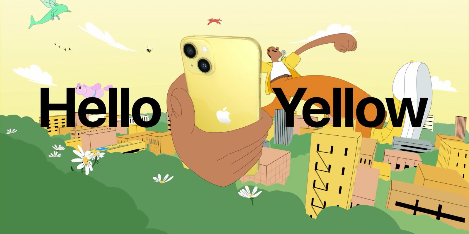 yellow iPhone 14