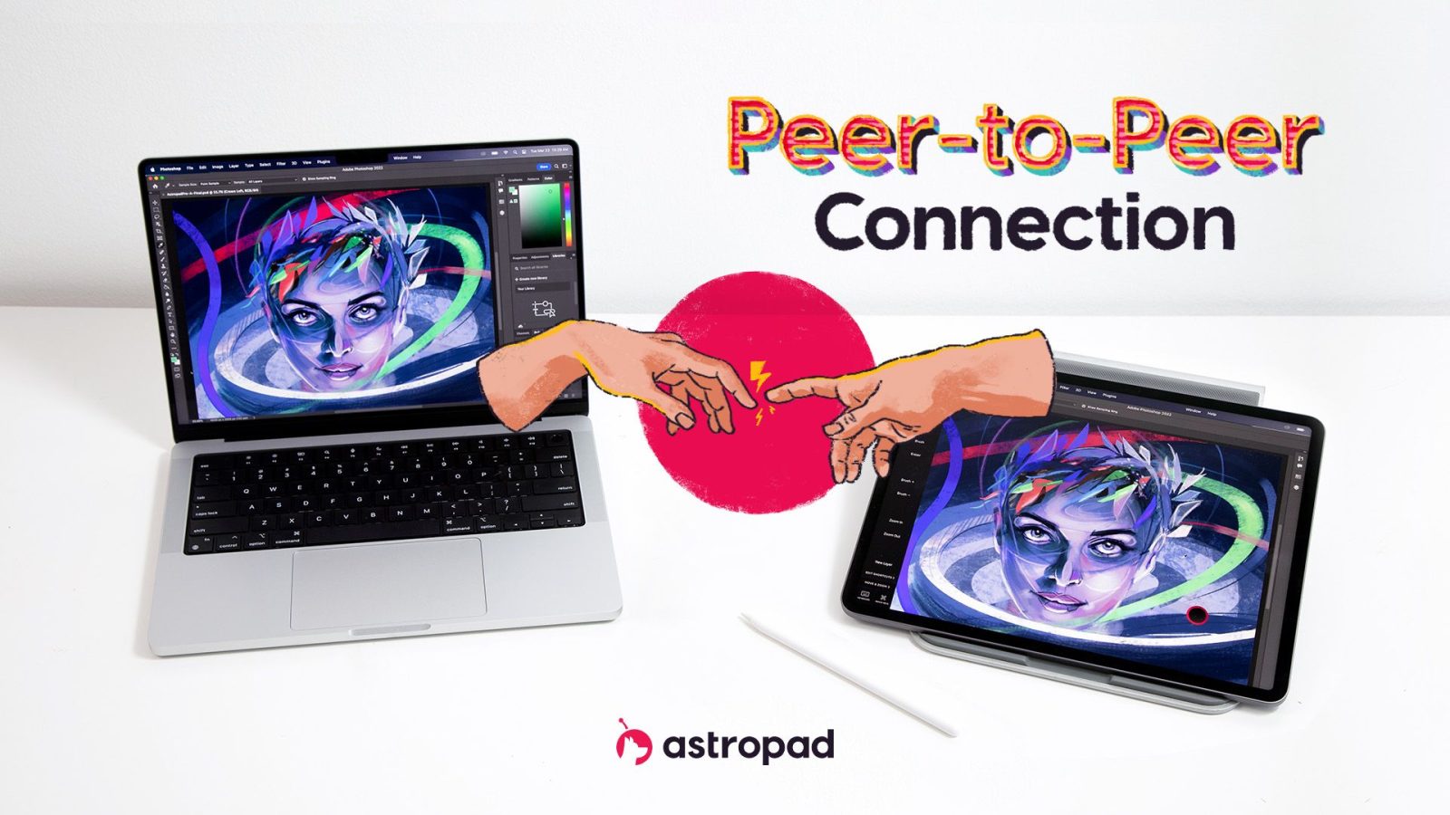 Astropad Studio peer-to-peer connection