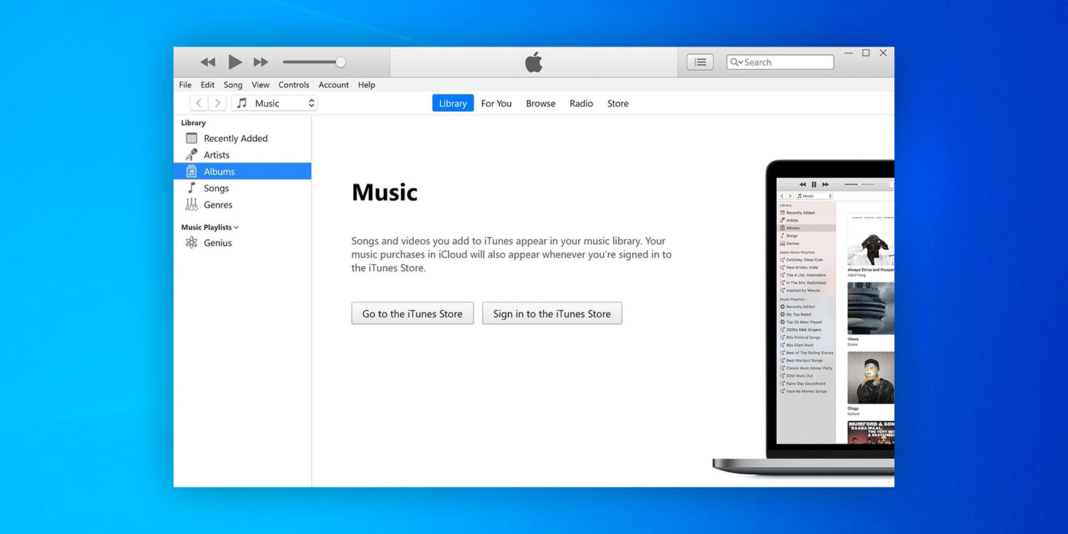 Windows iTunes vulnerability | iTunes screengrab