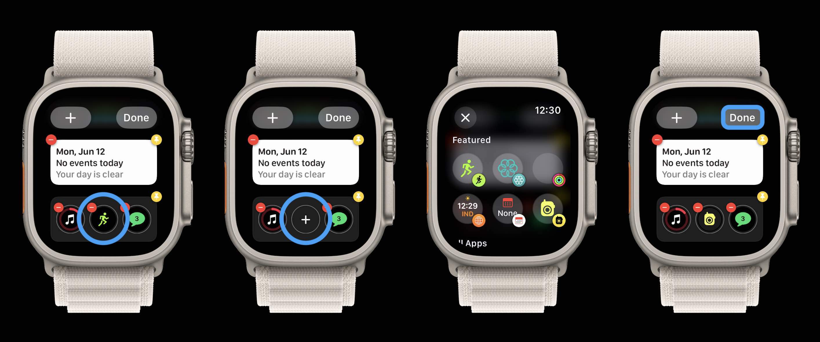 use Apple Watch widgets watchOS 10 2