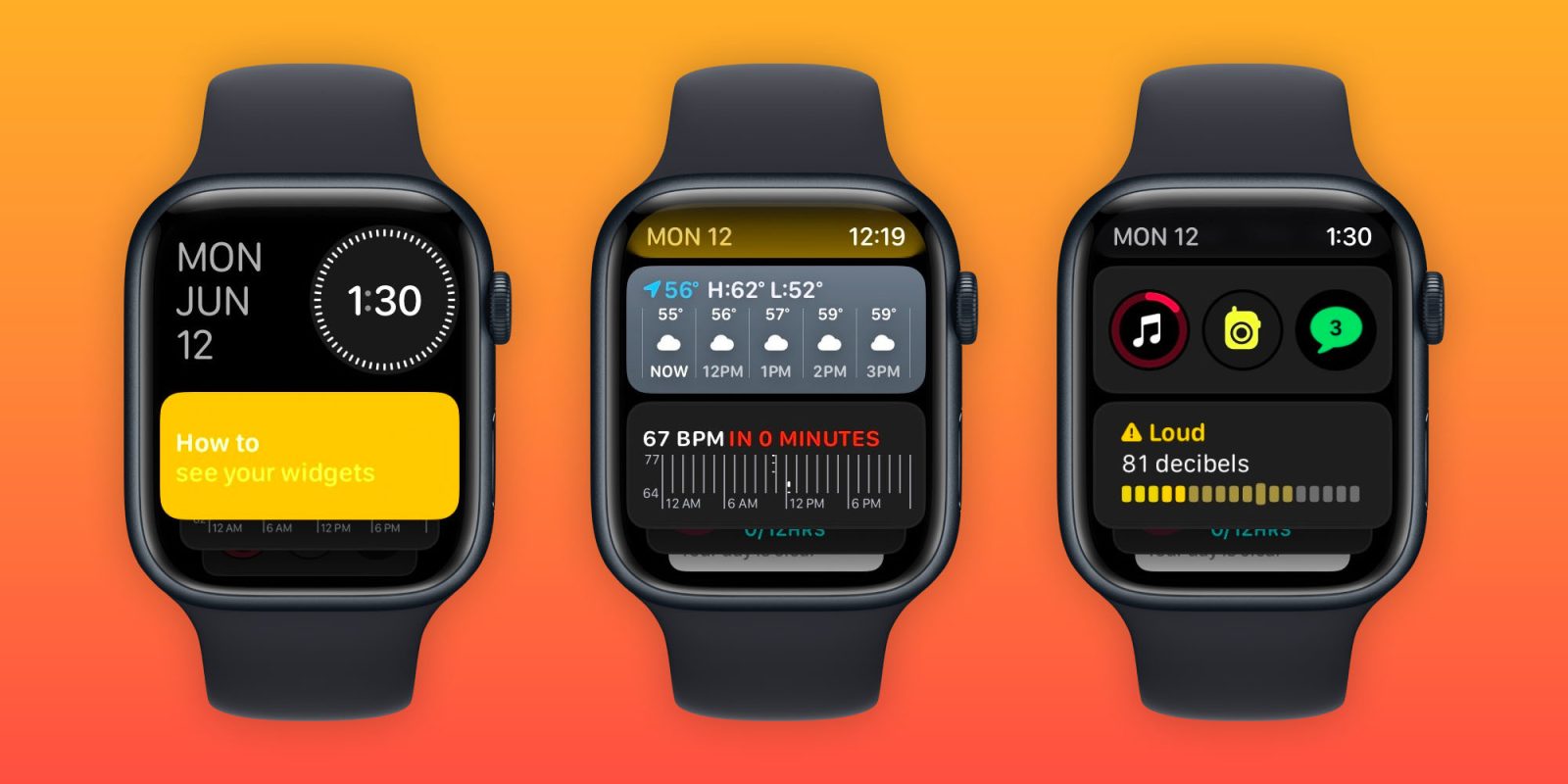 use Apple Watch widgets watchOS 10