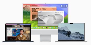 Mac shipments | Mac line-up in Apple promo image