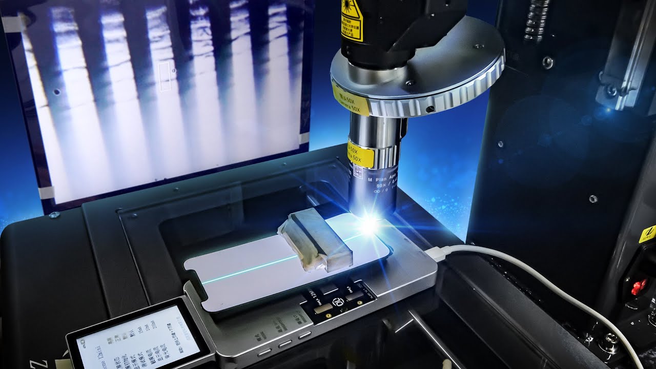 Laser fixes iPhone screens without removing