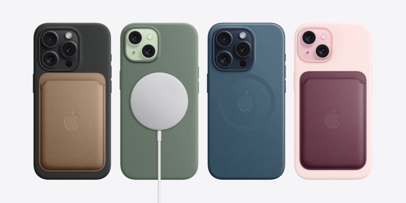 Apple FineWoven MagSafe marks iPhone case