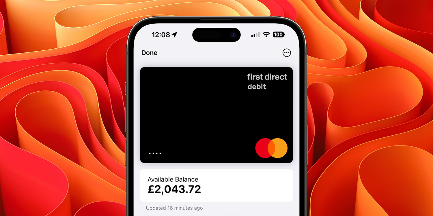 Apple Wallet account balances shown in screenshot