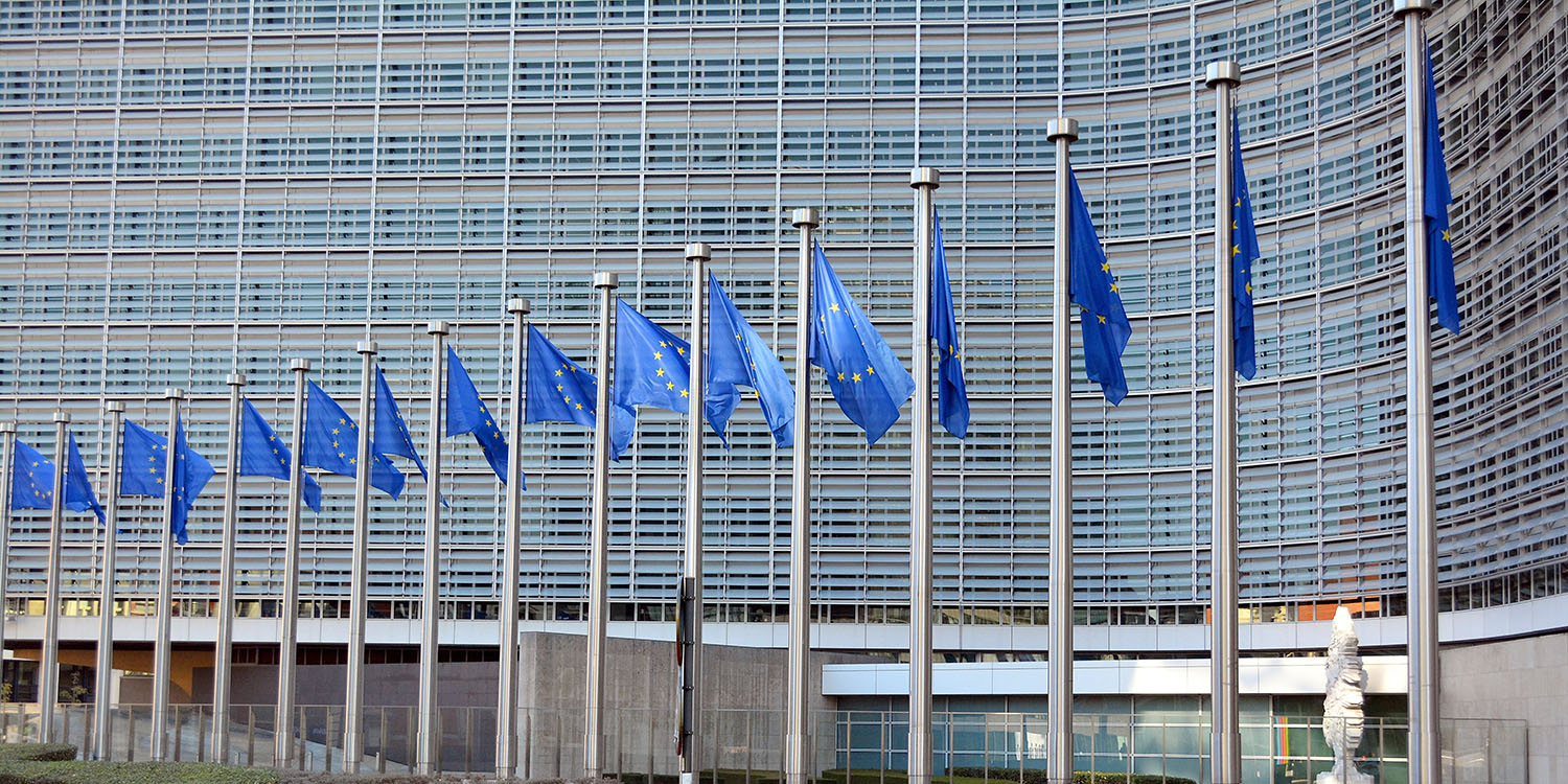 Apple's Irish tax battle | EU flags outside Brussels headquarters