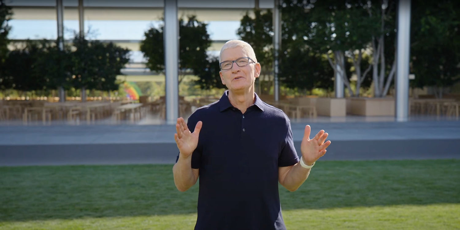 Apple's iOS 18 plans | Tim Cook speaking in Apple Park