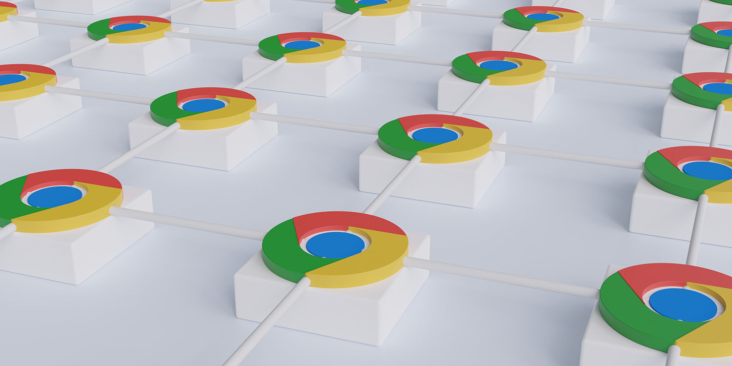 Update Chrome on Mac | 3D representations of Chrome logo
