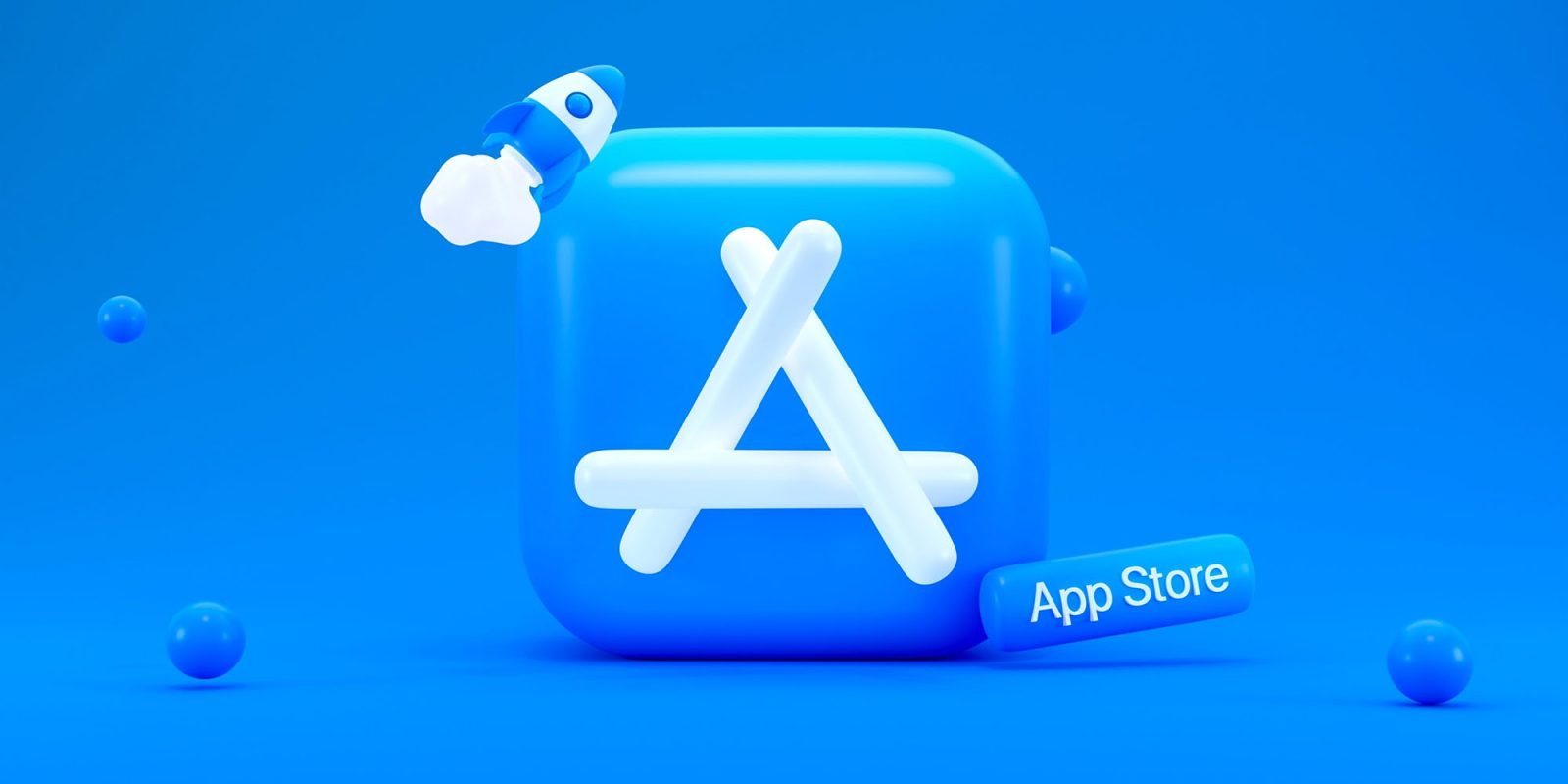 US antitrust case against Apple's App Store | 3D representation of App Store logo