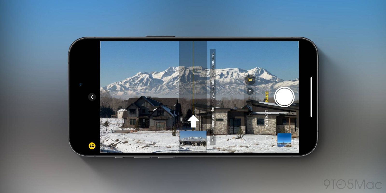iPhone panoramic camera tricks