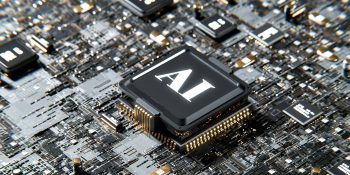 AI Safety Institute Consortium | Illustration of AI chip on circuit board
